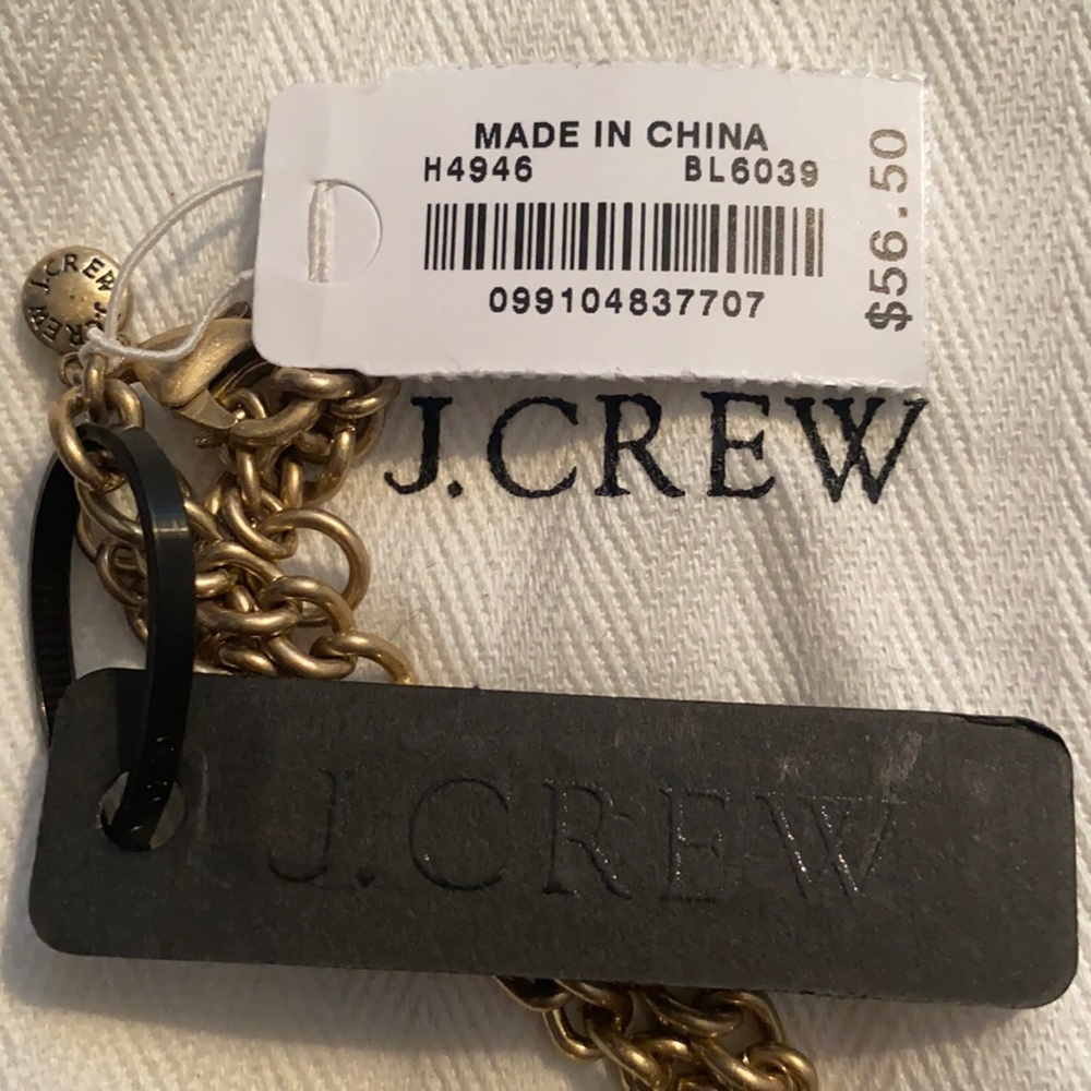 NWT J. Crew Blue Statement Necklace - Picture 3 of 3